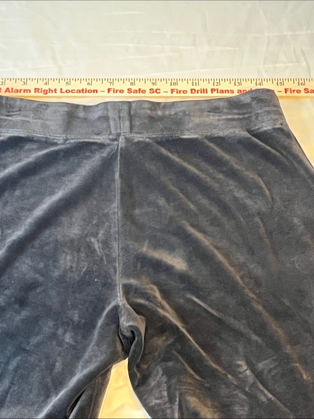 Talbots Black Petite Velour Lounge Pants with Drawstring Small P - Picture 4 of 5